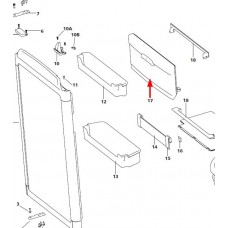 Portillon freezer avec joint (repère 17)