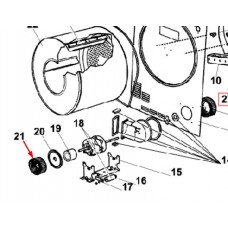 Turbine moteur (repère 21)