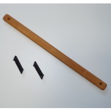 Poignée frontale bois + support - 65065