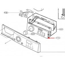 Platine de commandes/affichage (rep. F110)