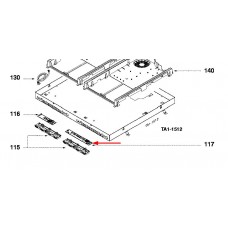 Carte clavier (repère 117)