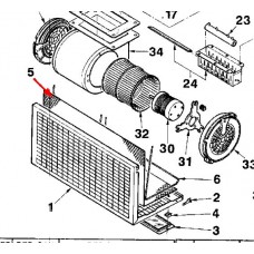 Filtre à graisse métal (repère 5)