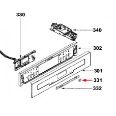 Bouton programmateur (repère 331)