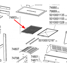 Grille de cuisson fonte 74803