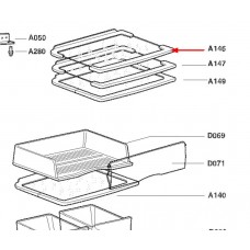 Clayette supérieure (repère A146)