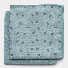 Kit de 2 chiffons en microfibre menthe