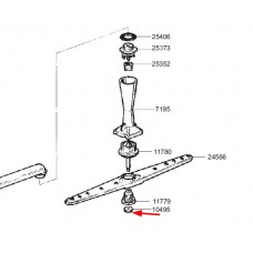 Ecrou inox bras d'aspersion (rep. 10495)