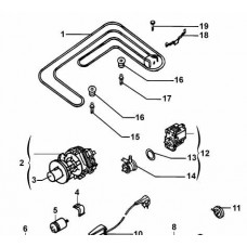 Thermostat sécurité themoplongeur (repères 15 et 17)