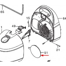 2 filtres moteur rond (repère 51)