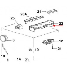 Module électronique EWM100 configuré (rep. 23)