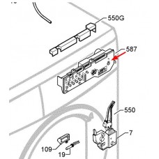 Module de commande programmé (repère 587)