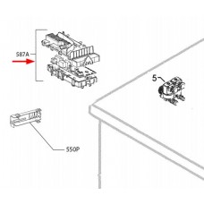 Module électronique configuré (repère 587A)