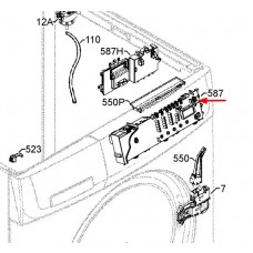 Module de commande configuré (repère 587)