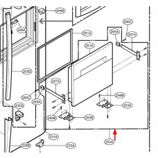 Porte Bar complète (repère 250A)