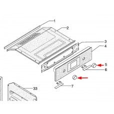 Bouton alu (repère 5)