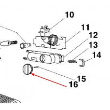 Bouton de thermostat (repère 16)