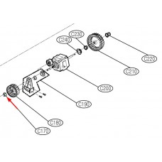 Ecrou fixation turbine (repère C170)