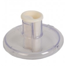 Couvercle de centrifugeuse avec poussoir