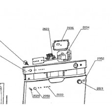 PLATINE DE COMMANDE (repère 2034)