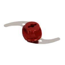 Couteau de hachoir rouge amovible