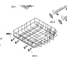Panier inférieur de lave vaisselle