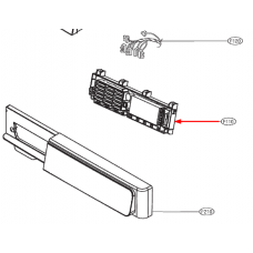 Carte électronique (repère F110)