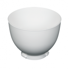 Bol à pétrir en plastique blanc