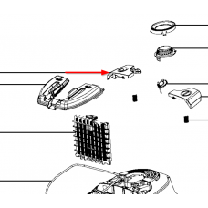 Pédale enrouleur noire (Pièce 3D)
