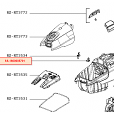 Levier de sécurité support sac (pièce 3D)