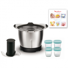 Mini-cuve 1.4L pour robot Companion avec livre de 20 recettes et pots bébé x4