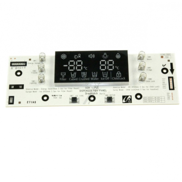 MODULE D'AFFICHAGE LED;BLUE LED TOUCH*6